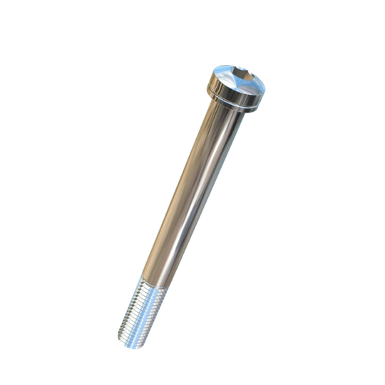 Titanium 1/2-13 X 5 UNC Fillister Head, Socket Drive, Allied Titanium Cap Screw